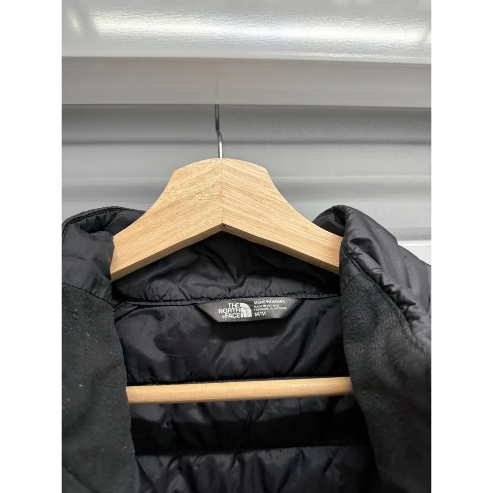 The North Face Mens‎ Thermoball Hybrid Jacket Black Quilted Full Zip Medium